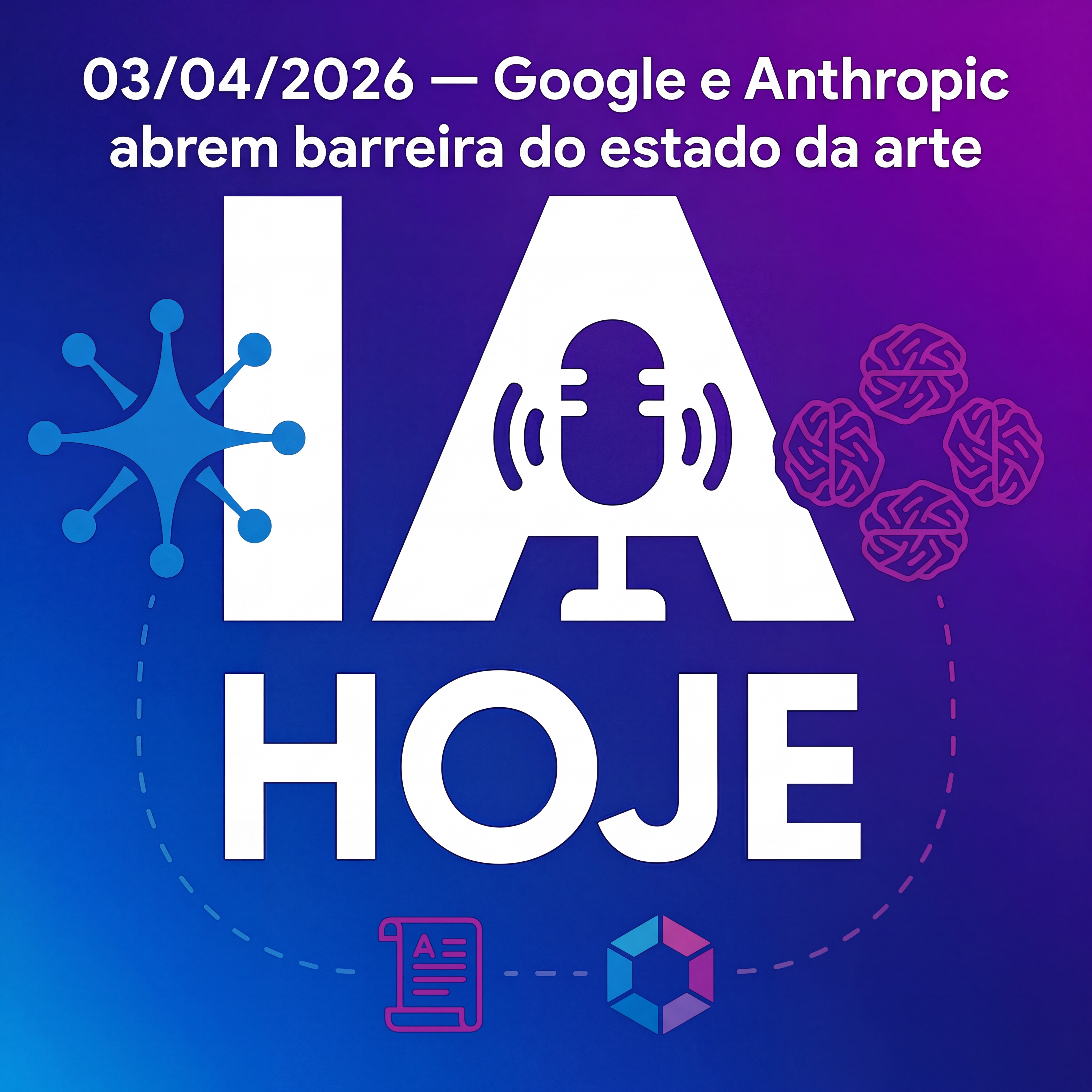 03/04/2026 — Google e Anthropic abrem barreira do estado da arte